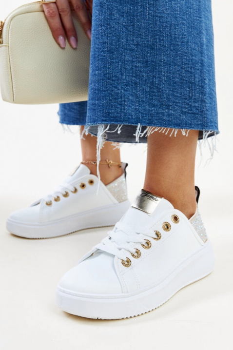 KLAMELDA WHITE női tornacipő, Szín: fehér, IVET.HU - A te online butikod.