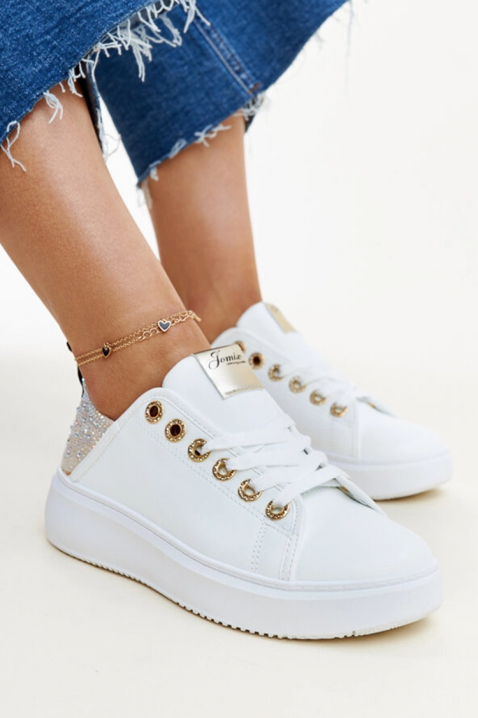 KLAMELDA WHITE női tornacipő, Szín: fehér, IVET.HU - A te online butikod.