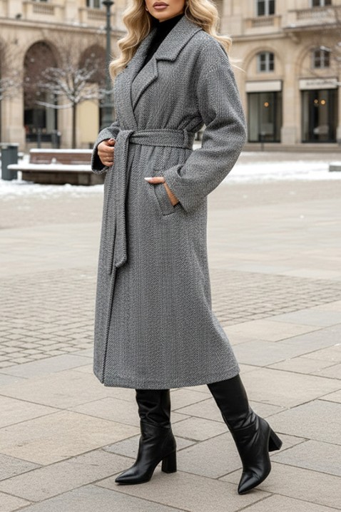 SILVINZA kabát, Szín: szürke, IVET.HU - A te online butikod.