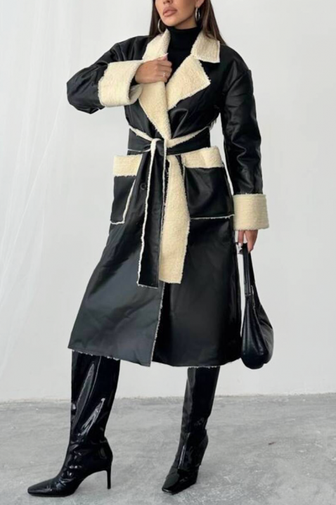 RALMONDA kabát, Szín: fekete, IVET.HU - A te online butikod.