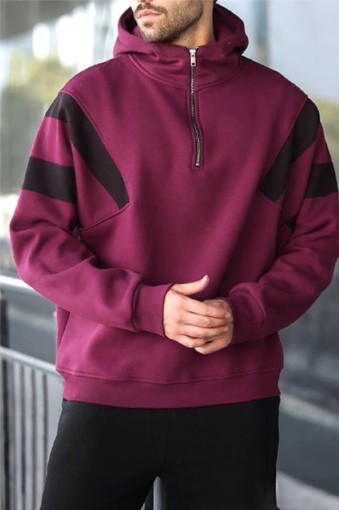 PEFIZO BORDO férfi pulóver, Szín: bordó, IVET.HU - A te online butikod.