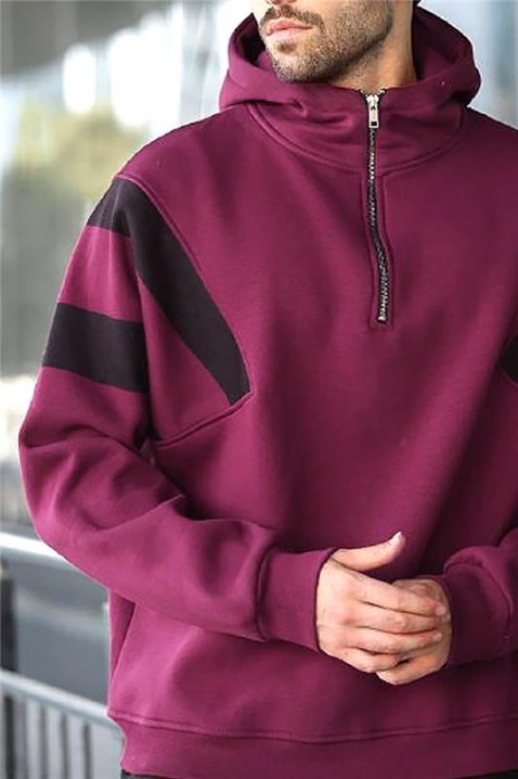 PEFIZO BORDO férfi pulóver, Szín: bordó, IVET.HU - A te online butikod.