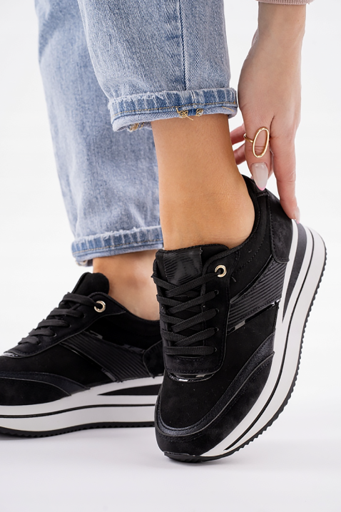 RALFIZA női tornacipő, Szín: fekete, IVET.HU - A te online butikod.