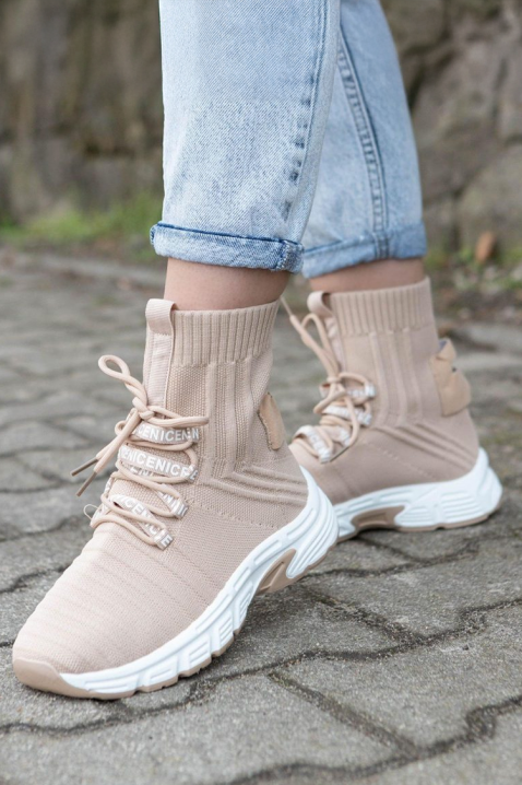 ZIBRANDA BEIGE női tornacipő, Szín: bézs, IVET.HU - A te online butikod.