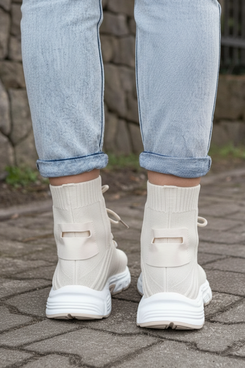 ZIBRANDA BEIGE női tornacipő, Szín: bézs, IVET.HU - A te online butikod.