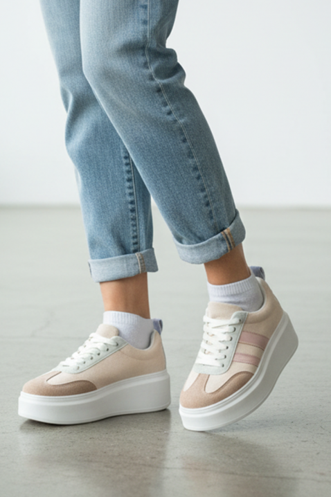 KELMIRA PUDRA női tornacipő, Szín: púderrózsaszín, IVET.HU - A te online butikod.