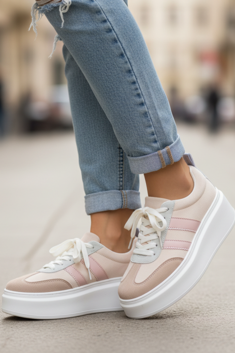 KELMIRA PUDRA női tornacipő, Szín: púderrózsaszín, IVET.HU - A te online butikod.