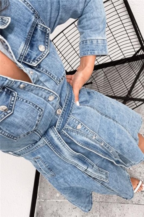 DENMILZA ruha, Szín: világoskék, IVET.HU - A te online butikod.