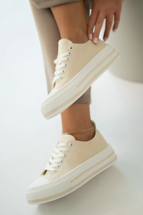 KLAVILZA BEIGE női tornacipő, Szín: bézs, IVET.HU - A te online butikod.