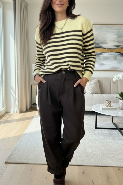 OMONZELA YELLOW pulóver, Szín: sárga, IVET.HU - A te online butikod.