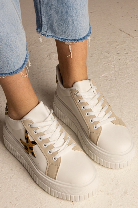 ZVEZDILZA női tornacipő, Szín: fehér, IVET.HU - A te online butikod.