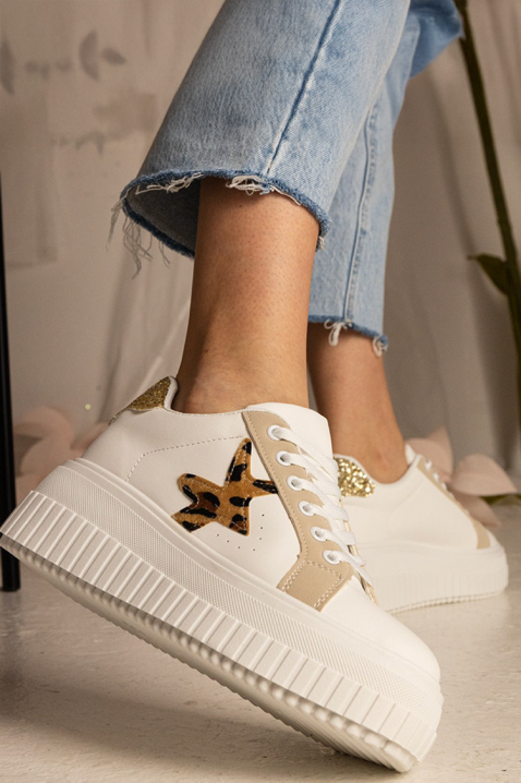 ZVEZDILZA női tornacipő, Szín: fehér, IVET.HU - A te online butikod.