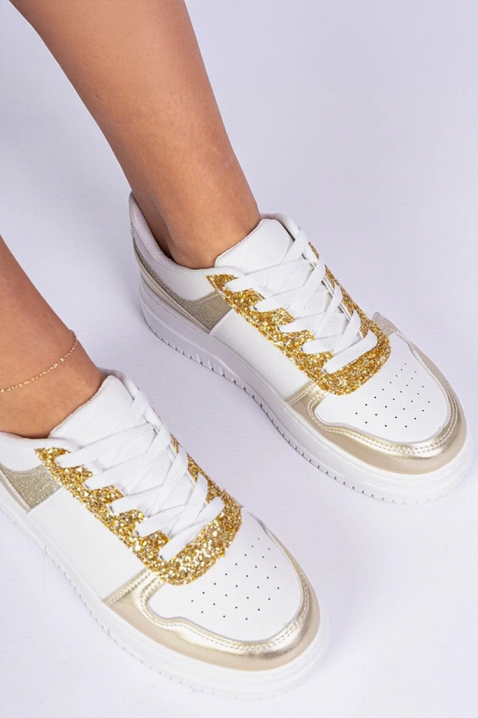 MLAVELDA GOLDEN női tornacipő, Szín: arany, IVET.HU - A te online butikod.