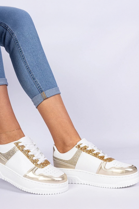 MLAVELDA GOLDEN női tornacipő, Szín: arany, IVET.HU - A te online butikod.