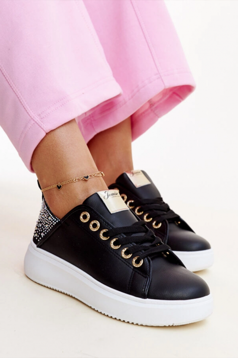 KLAMELDA BLACK női tornacipő, Szín: fekete, IVET.HU - A te online butikod.