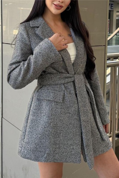 ELNIZIYA kabát, Szín: szürke, IVET.HU - A te online butikod.