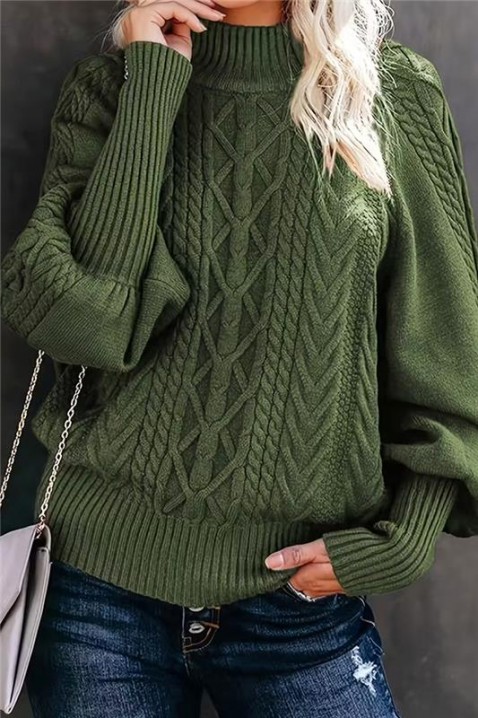 TERMOLGA GREEN pulóver, Szín: zöld, IVET.HU - A te online butikod.