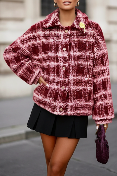 DEVORGA RED kabát, Szín: piros, IVET.HU - A te online butikod.