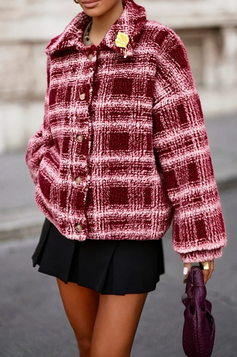 DEVORGA RED kabát, Szín: piros, IVET.HU - A te online butikod.