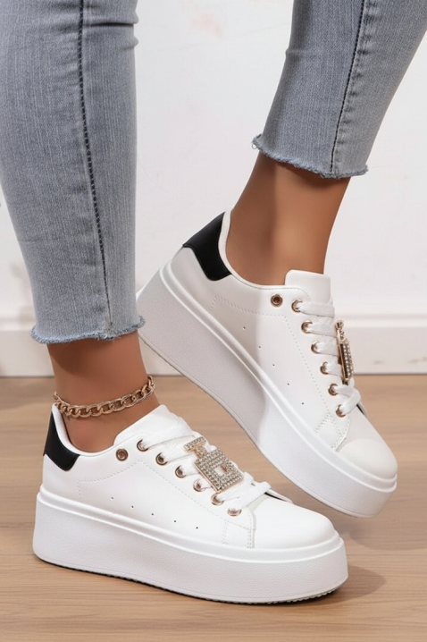 SORMELJA női tornacipő, Szín: fehér, IVET.HU - A te online butikod.