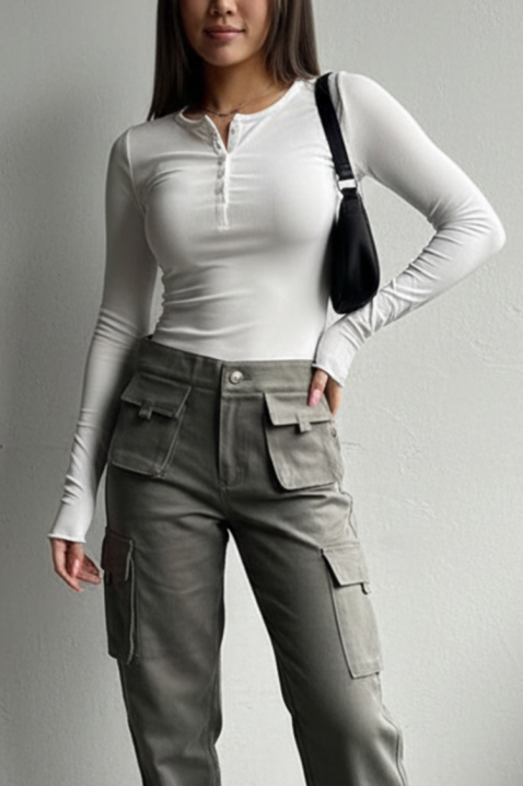 ZAFROLDA WHITE női felső, Szín: fehér, IVET.HU - A te online butikod.