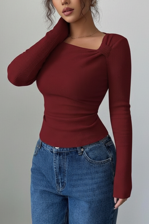 TREBOLDA BORDO női felső, Szín: bordó, IVET.HU - A te online butikod.