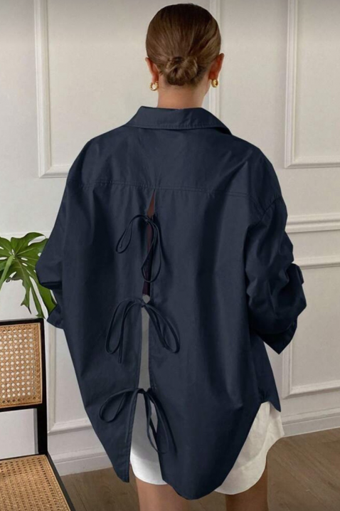 PREVOLZA NAVY női blúz, Szín: sötétkék, IVET.HU - A te online butikod.