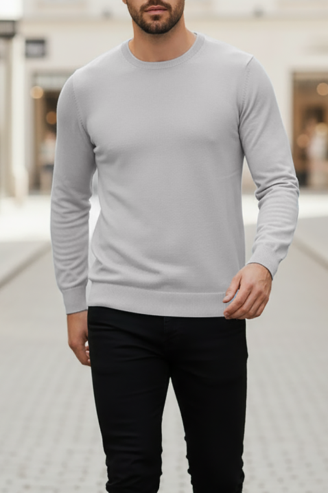 BORJO GREY férfi pulóver, Szín: szürke, IVET.HU - A te online butikod.