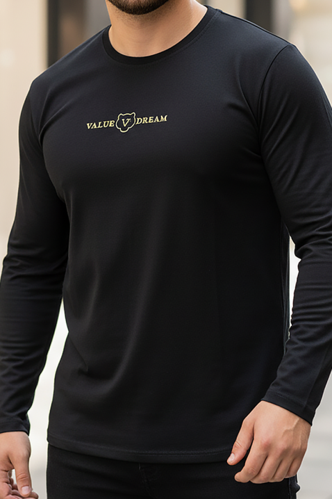 KORTOZO BLACK férfi felső, Szín: fekete, IVET.HU - A te online butikod.