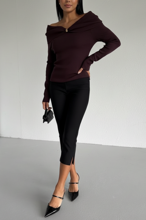 GLABILDA BROWN női felső, Szín: barna, IVET.HU - A te online butikod.