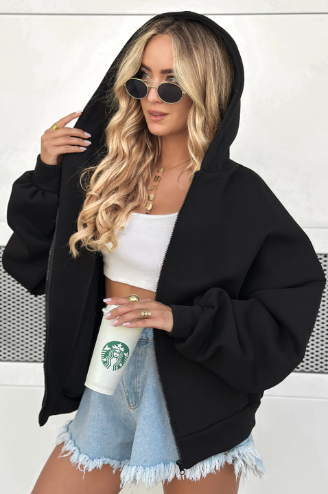 SPORVELDA BLACK kardigán, Szín: fekete, IVET.HU - A te online butikod.