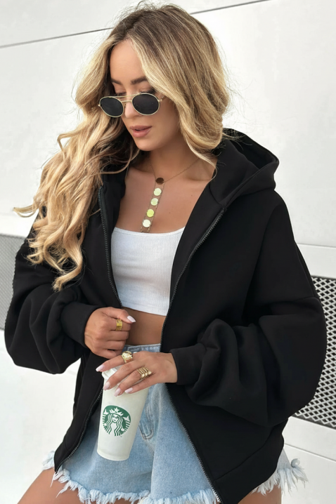 SPORVELDA BLACK kardigán, Szín: fekete, IVET.HU - A te online butikod.