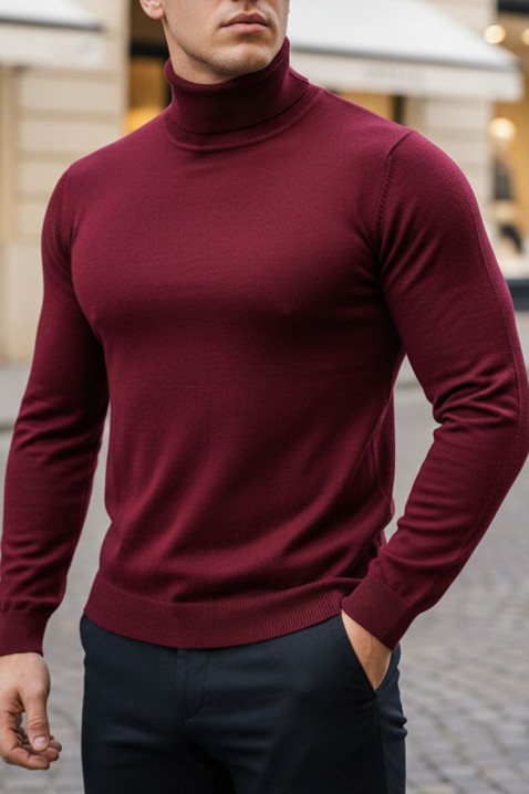 DORODO BORDO férfi garbó, Szín: bordó, IVET.HU - A te online butikod.