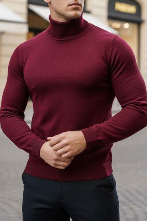 DORODO BORDO férfi garbó, Szín: bordó, IVET.HU - A te online butikod.