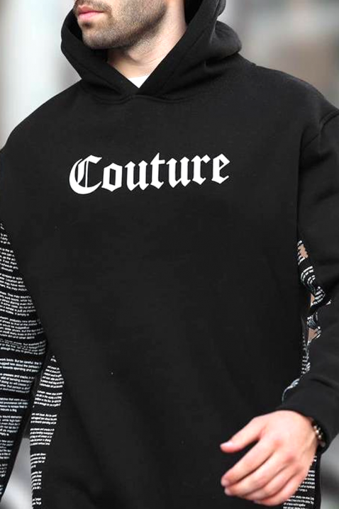 MOTERO férfi pulóver, Szín: fekete, IVET.HU - A te online butikod.