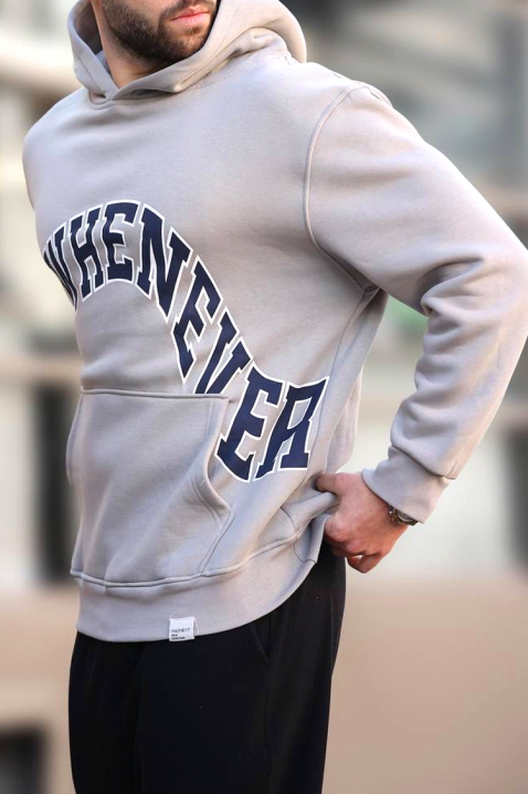 KRILZO GREY férfi pulóver, Szín: szürke, IVET.HU - A te online butikod.