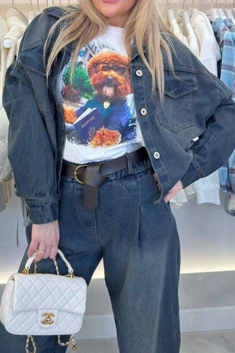 ALERONA farmer dzseki, Szín: kék, IVET.HU - A te online butikod.