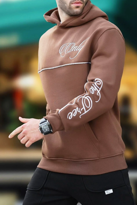 BROGOTO BROWN férfi pulóver, Szín: barna, IVET.HU - A te online butikod.