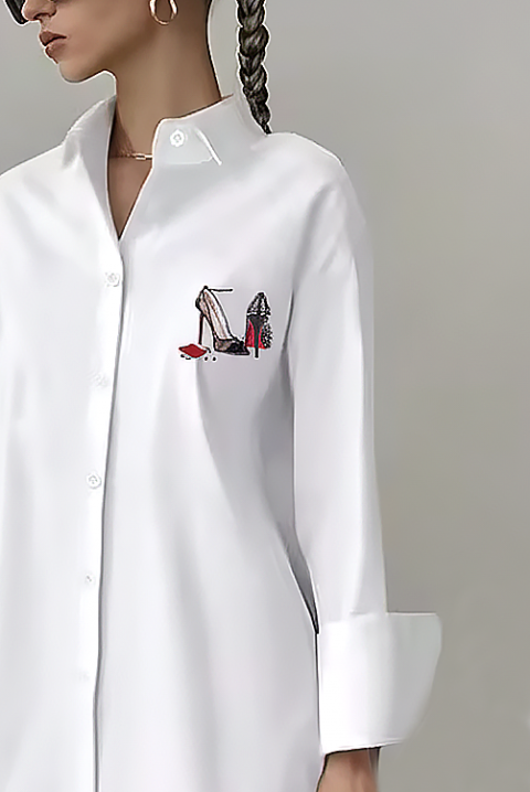 VORSELA női ing, Szín: fehér, IVET.HU - A te online butikod.