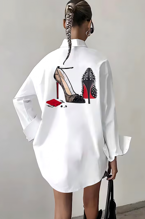 VORSELA női ing, Szín: fehér, IVET.HU - A te online butikod.