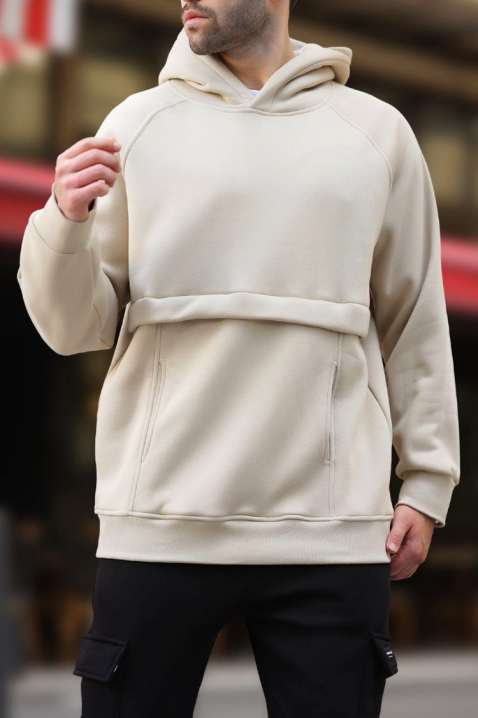 MIROXO BEIGE férfi pulóver, Szín: bézs, IVET.HU - A te online butikod.