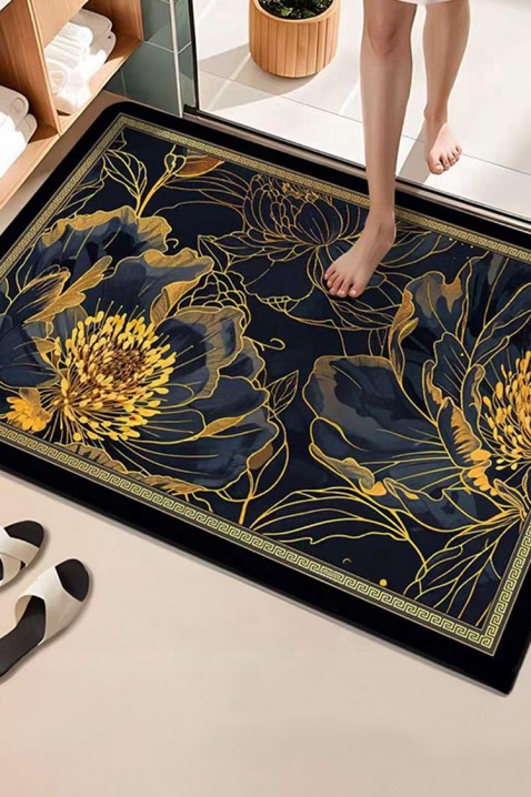 BIORENA fürdőszobaszőnyeg, Szín: fekete, IVET.HU - A te online butikod.