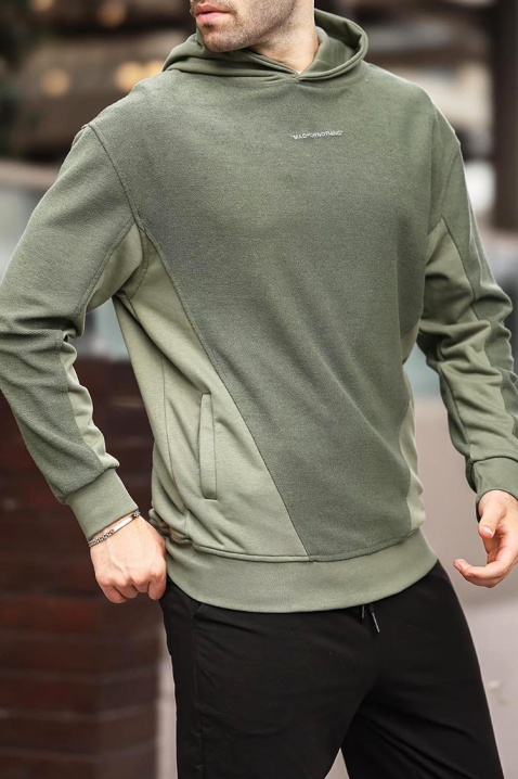 BARHEN KHAKI férfi pulóver, Szín: khaki, IVET.HU - A te online butikod.