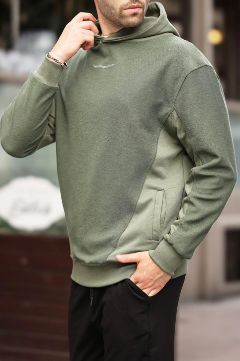 BARHEN KHAKI férfi pulóver, Szín: khaki, IVET.HU - A te online butikod.