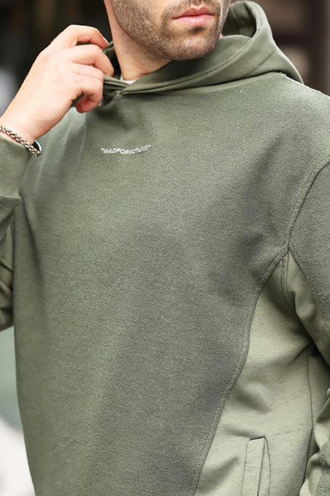 BARHEN KHAKI férfi pulóver, Szín: khaki, IVET.HU - A te online butikod.