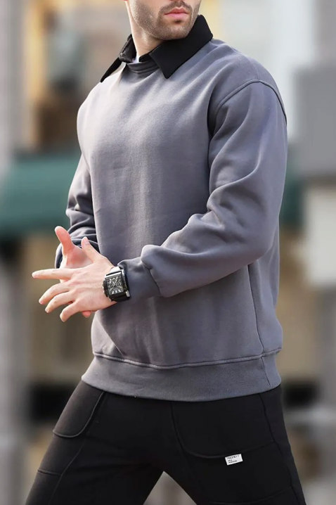 KERJEN GRAFIT férfi pulóver, Szín: grafitszürke, IVET.HU - A te online butikod.