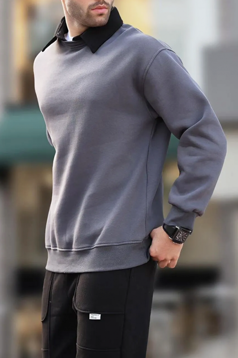 KERJEN GRAFIT férfi pulóver, Szín: grafitszürke, IVET.HU - A te online butikod.