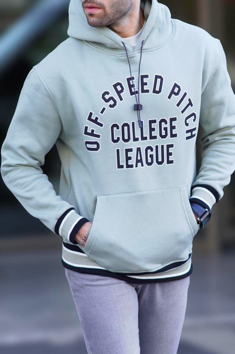 FRELDO MINT férfi pulóver, Szín: mentazöld, IVET.HU - A te online butikod.