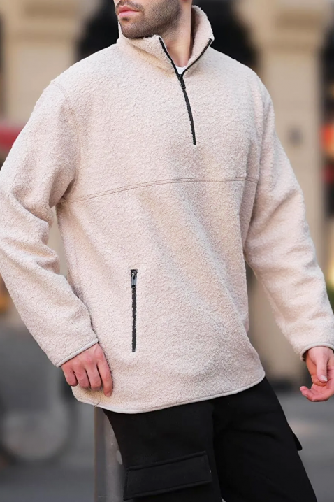 VIMIR BEIGE férfi pulóver, Szín: bézs, IVET.HU - A te online butikod.