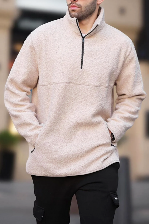 VIMIR BEIGE férfi pulóver, Szín: bézs, IVET.HU - A te online butikod.